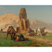Reproduktion af maleriet af Memnons kæmpe - Jean-Léon Gérôme
