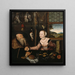 Le couple mal assorti - Lucas Cranach den Ældre — indrammet kunstværk på væggen