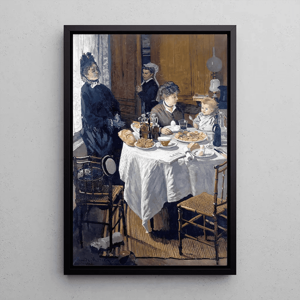 Reproduktion af maleriet Le déjeuner - Claude Monet