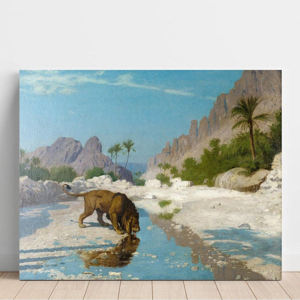 Reproduktion af maleriet af maleriet Le golfe d'Aqaba - Jean-Léon Gérôme