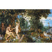 Reproduktion af maleriet Le jardin d'Eden og menneskets fald - Peter Paul Rubens