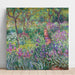 Reproduktion af maleriet Le jardin de l'artiste à Giverny - Claude Monet