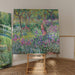 Reproduktion af maleriet Le jardin de l'artiste à Giverny - Claude Monet