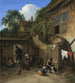 Le jardin de la chaumière - Adriaen van Ostade — visning af kunstværket