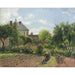 Reproduktion af maleriet Le jardin des artistes à Eragny - Camille Pissarro