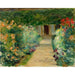 Reproduktion af maleriet Le jardin potager à Wannsee, vue vers l'est - Max Liebermann