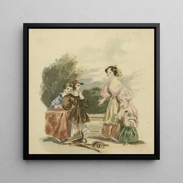 Le jouet cassé - Alfred Edward Chalon
