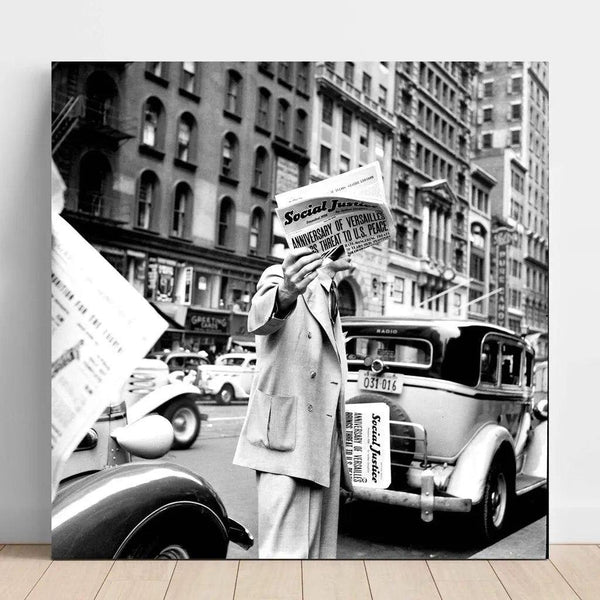 Le journal Social Justice vendu dans les rues de New York City - Dorothea Lange