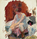 Le lever des bas - Pierre Bonnard — visning af kunstværket