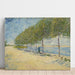 Reproduktion af maleriet Le long de la Seine - Vincent van Gogh