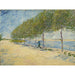 Reproduktion af maleriet Le long de la Seine - Vincent van Gogh
