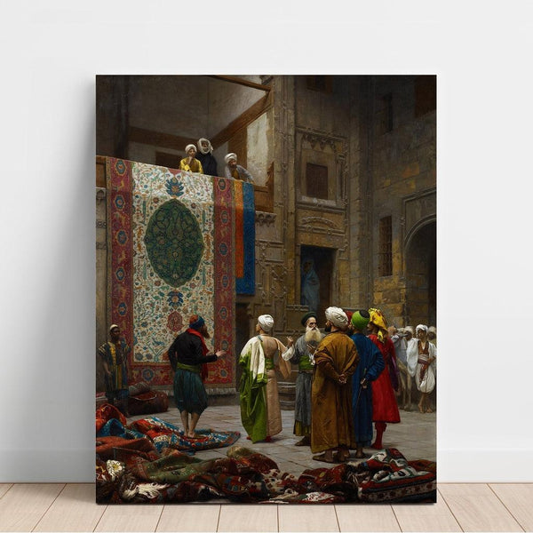 Reproduktion af maleriet Le marchand de tapis - Jean-Léon Gérôme