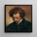 Le maler Eduard Bendemann - Friedrich von Amerling — indrammet kunstværk på væggen