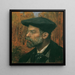 Le maler Theodor Von Hrmann - Theodor Von Hrmann — indrammet kunstværk på væggen
