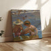 Reproduktion af maleriet Le pied blessé - Joaquín Sorolla | Reproduction