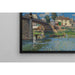 Reproduktion af maleriet Le pont à Villeneuve-la-Garenne - Alfred Sisley