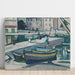 Reproduktion af maleriet Le port, Cassis - Samuel John Peploe