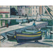 Reproduktion af maleriet Le port, Cassis - Samuel John Peploe