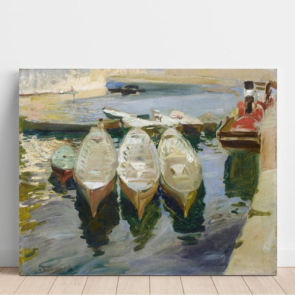 Reproduktion af maleriet Le port basque de Guetaria - Joaquín Sorolla