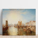 Reproduktion af maleriet Le port de Dieppe - Joseph Mallord William Turner