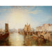 Reproduktion af maleriet Le port de Dieppe - Joseph Mallord William Turner