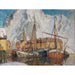 Reproduktion af maleriet Le port de Svolvær, Lofoten - Anna Boberg