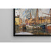 Reproduktion af maleriet Le port de Svolvær, Lofoten - Anna Boberg