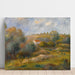 Reproduktion af maleriet af foråret i Essoyes - Pierre-Auguste Renoir
