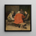 Le repas - Charles Mertens — indrammet kunstværk på væggen