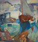 Le retour du bateau de pêche - Hugh Henry Breckenridge — visning af kunstværket
