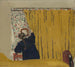 Le rideau jaune - Édouard Vuillard — visning af kunstværket