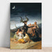 Reproduktion af maleriet Le sabbat des sorcières - Francisco de Goya