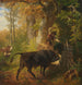 Le taureau devenu sauvage - Friedrich Voltz — visning af kunstværket