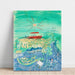 Reproduktion af maleriet Le train bleu - Raoul Dufy