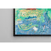 Reproduktion af maleriet Le train bleu - Raoul Dufy