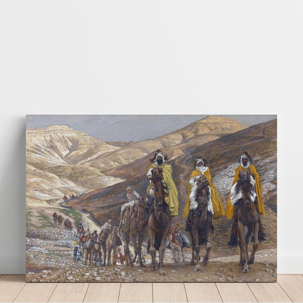 Reproduktion af maleriet af James Tissot - Le voyage des Rois Mages | Maleri