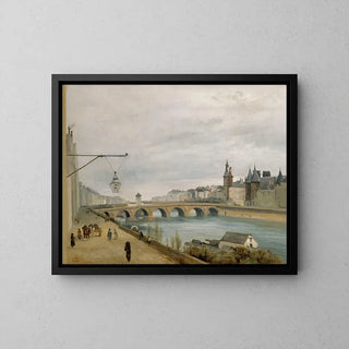 Le Pont au Change, set fra quai de Gesvres - Jean-Baptiste-Camille Corot