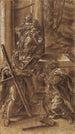 La Vierge à l'Enfant avec l'apôtre André à gauche et saint Jude à droite - Lelio Orsi — visning af kunstværket