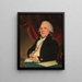 Portrait af John Sims Esq. Handelsmand i London - Lemuel Francis Abbott — indrammet kunstværk på væggen
