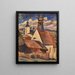 Leo Gestel | Maleri Vue sur les toits de Regen — indrammet kunstværk på væggen
