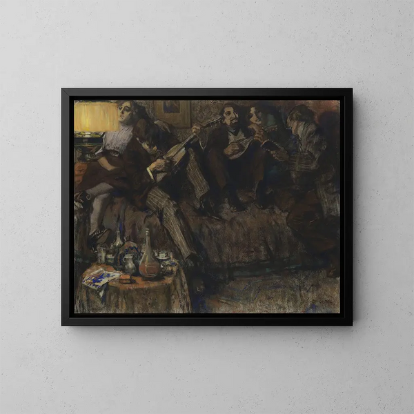Bohème - Leo Gestel — indrammet kunstværk på væggen