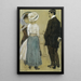 Conversation sur le boulevard de Scheveningen - Leo Gestel — indrammet kunstværk på væggen