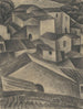 Landsbyhuse i en italiensk landsby - Leo Gestel — visning af kunstværket