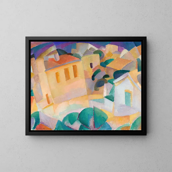 Terreno på Mallorca - Leo Gestel — indrammet kunstværk på væggen