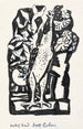 Projekt til bogillustration til "De l'anarchie à la monarchie" af Alexander Cohen - Leo Gestel — visning af kunstværket