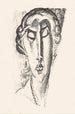 Portrait af en ukendt kvinde - Leo Gestel — visning af kunstværket