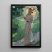 En sommerdag i parken - Leo Putz — indrammet kunstværk på væggen