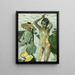 J'ai Ufer IV - Leo Putz — indrammet kunstværk på væggen