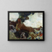 Bajadeh - Leo Putz — indrammet kunstværk på væggen