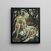 Les Baigneurs Hartmannsberg - Leo Putz — indrammet kunstværk på væggen